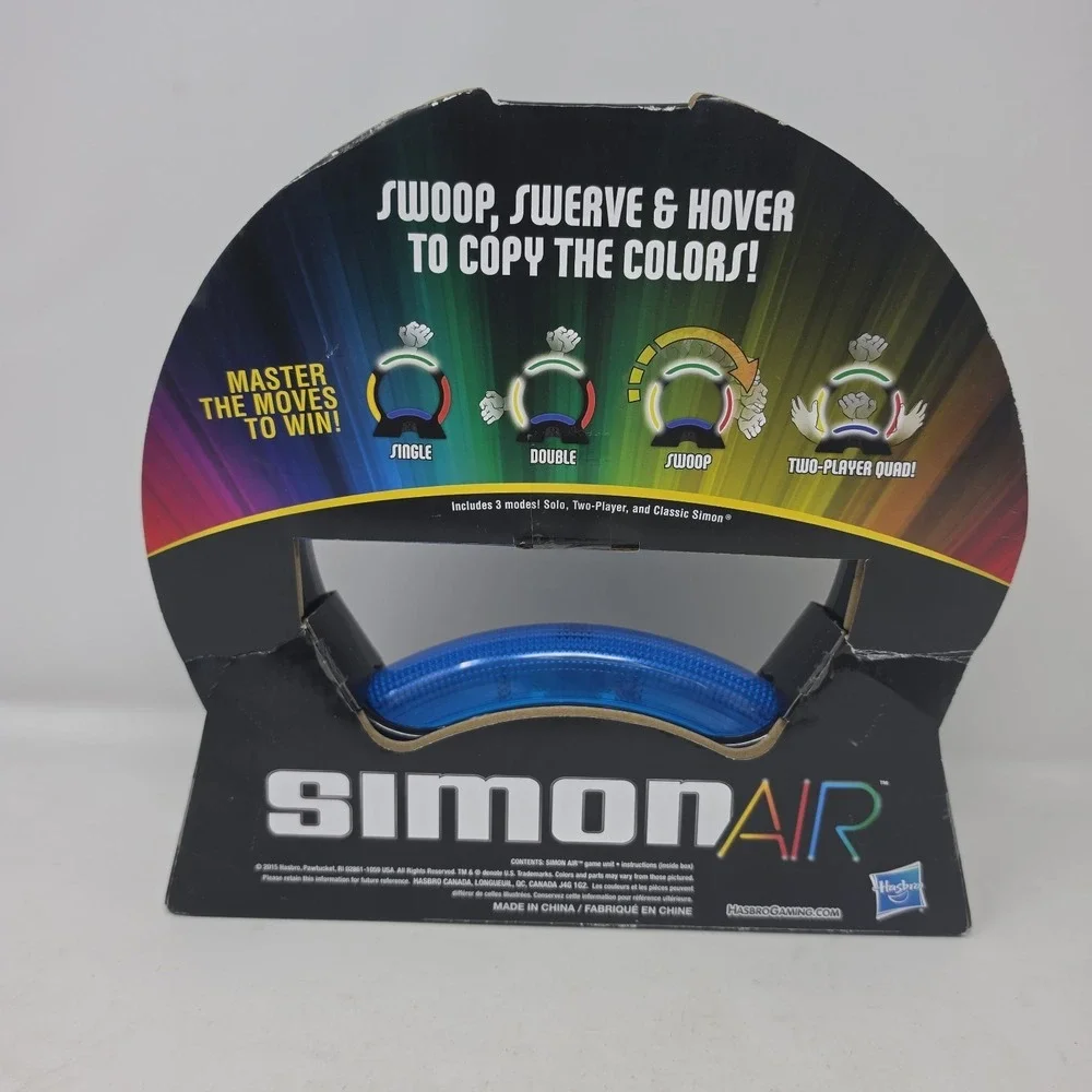 Hasbro Gaming Simon Air Touchless Electronic Memory Game New 2015 B6900 - Picture 5 of 6